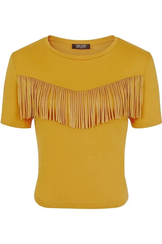 Rockferry Fringed T-Shirt