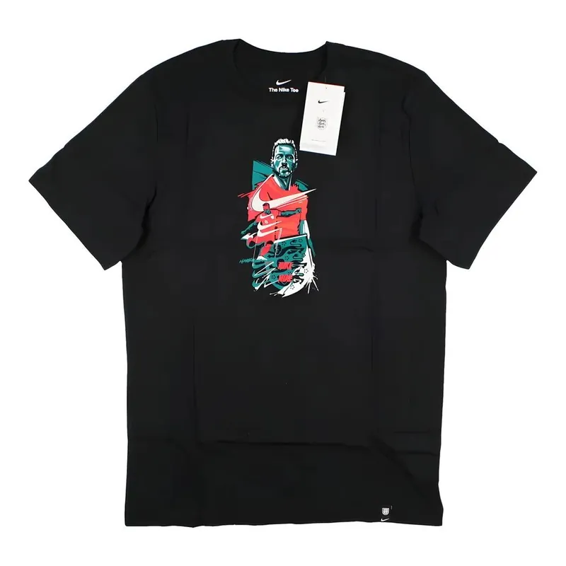 Mens 2022 2023 Player T Shirt Black - England