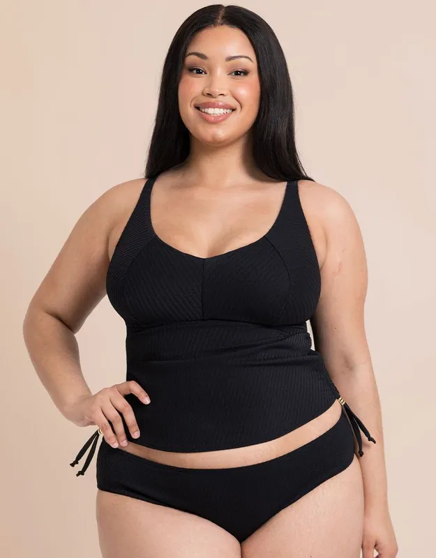 Jet Set Multiway Tankini Top Drawstring - Curvy Kate