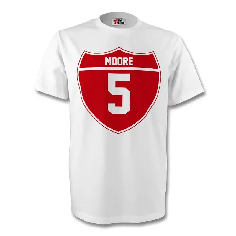 Mens Bobby Moore Crest Tee - England