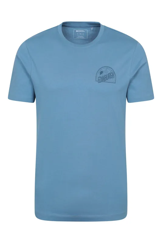 Edinburgh' Lightweight Casual Soft Short Sleeve 100% Cotton T-Shirt