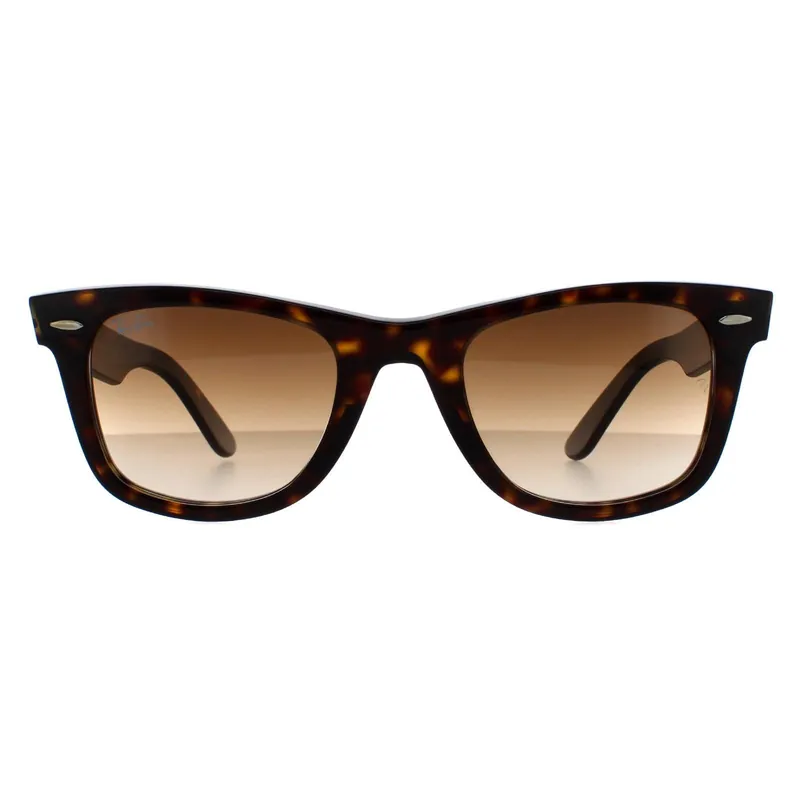 Rectangle Havana Brown Gradient Sunglasses - Ray-Ban
