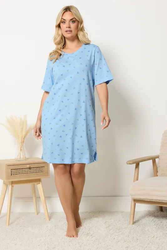 Heart Side Split Nightdress - Yours