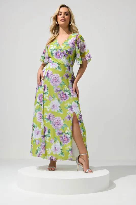 Floral Wrap Dress - Yours