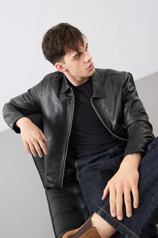 Real Leather Tyler Jacket - Bolongaro Trevor