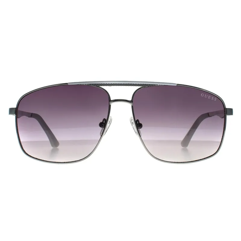 Aviator Shiny Light Nickeltin Grey Gradient GO00063 - Guess