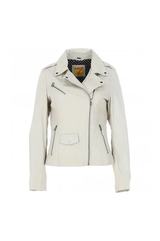 Furia' Real Leather Slim Fit Biker Jacket - Ashwood Leather