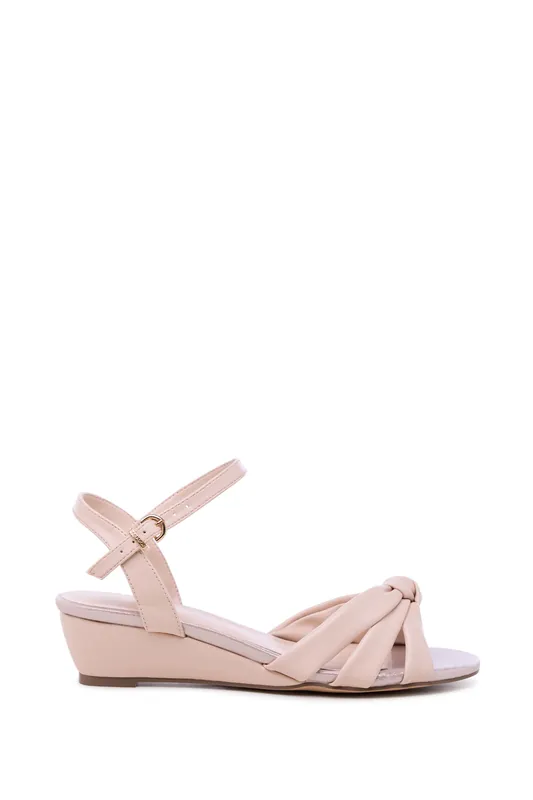 Janae' Wide Fit Wedge Sandals - Paradox London