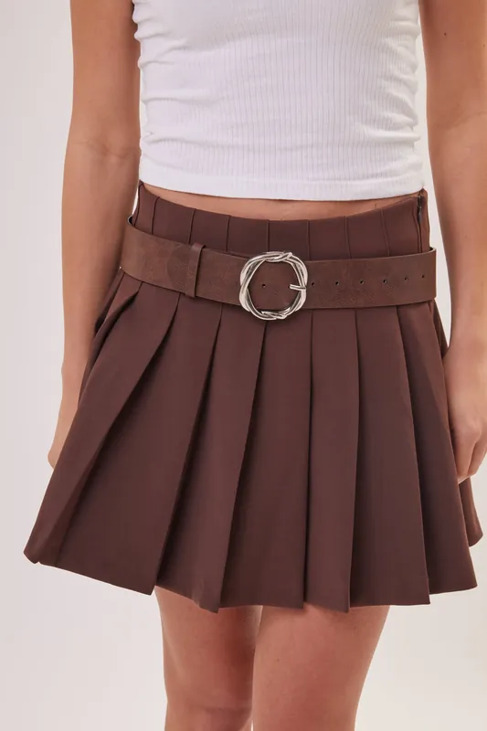 Wide Belt with Twisted Buckle - My Accessories London