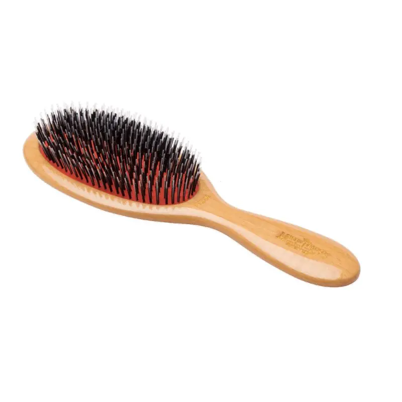 Junior Bristle & Nylon Hair Brush Light Wood - Mason Pearson
