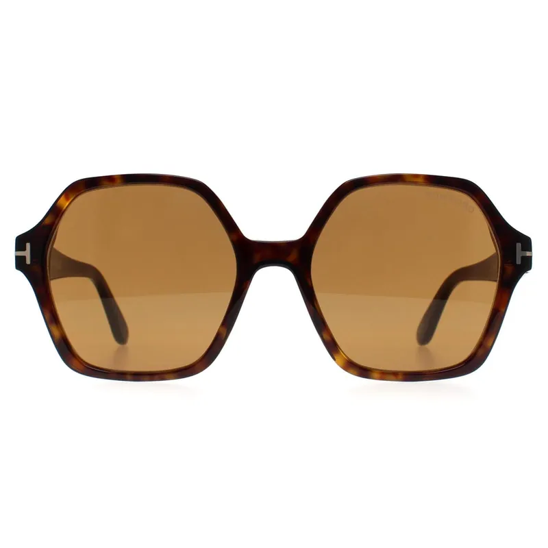 Square Dark Havana Brown Romy FT1032 - Tom Ford