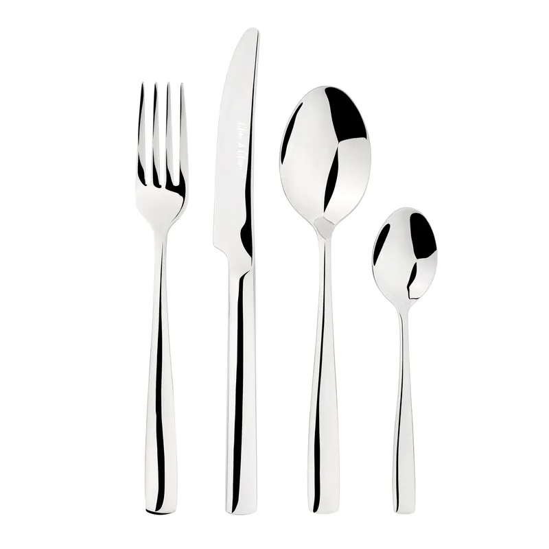 Cutlery Sets Stainless Steel 18/8 24pc Set Catering Simplicity - Glim & Glam