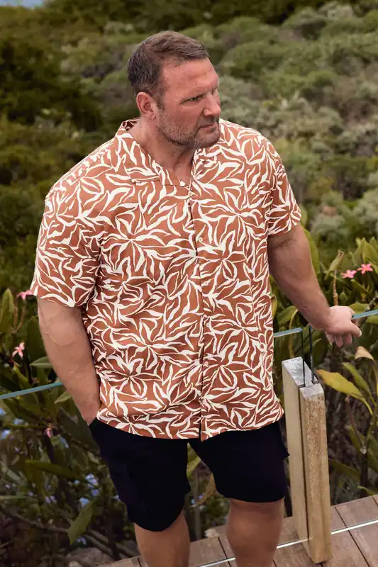 Leaf Print Shirt - BadRhino