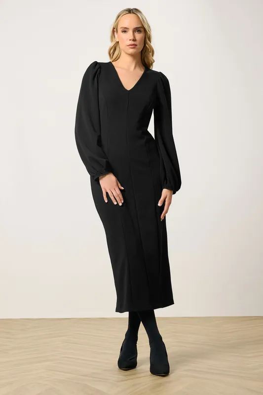 Tall Seam Front Midi Dress - Long Tall Sally