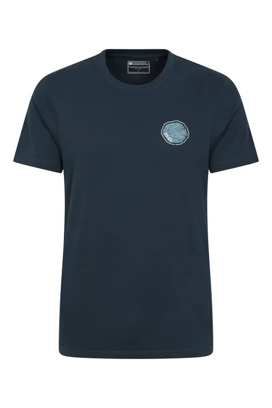 'Oban Tree Ring' Breathable Everyday Wear Cotton T-Shirt