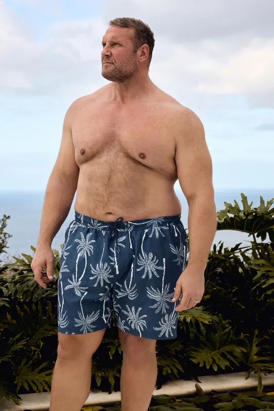 Palm Tree Swim Shorts - BadRhino