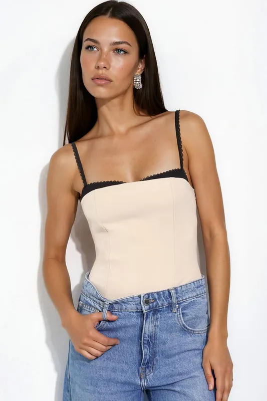 Contrast Detailed Top - Hiccup