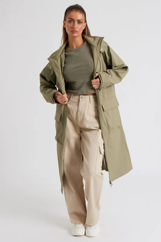 Rubberised Raincoat - Urban Bliss
