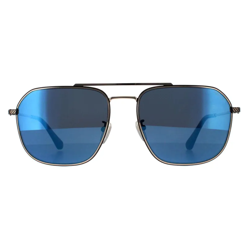 Aviator Shiny Pink Gold Smoke Mirror Blue SPLF64 Octane 1 - Police