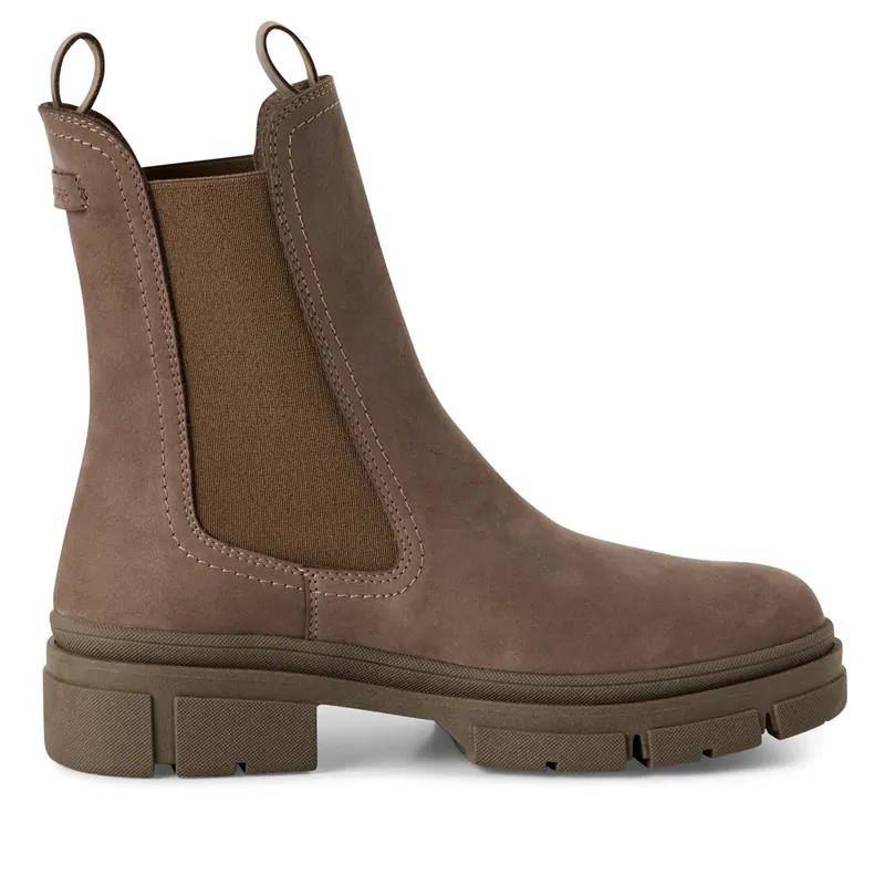 Tamaris Leather Classic High Pull-On Chelsea Ankle Boots