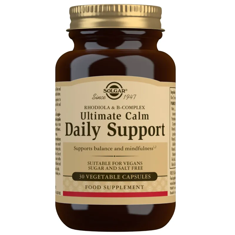 Ultimate Calm Daily Support Vegetable Capsules x 30 - Solgar