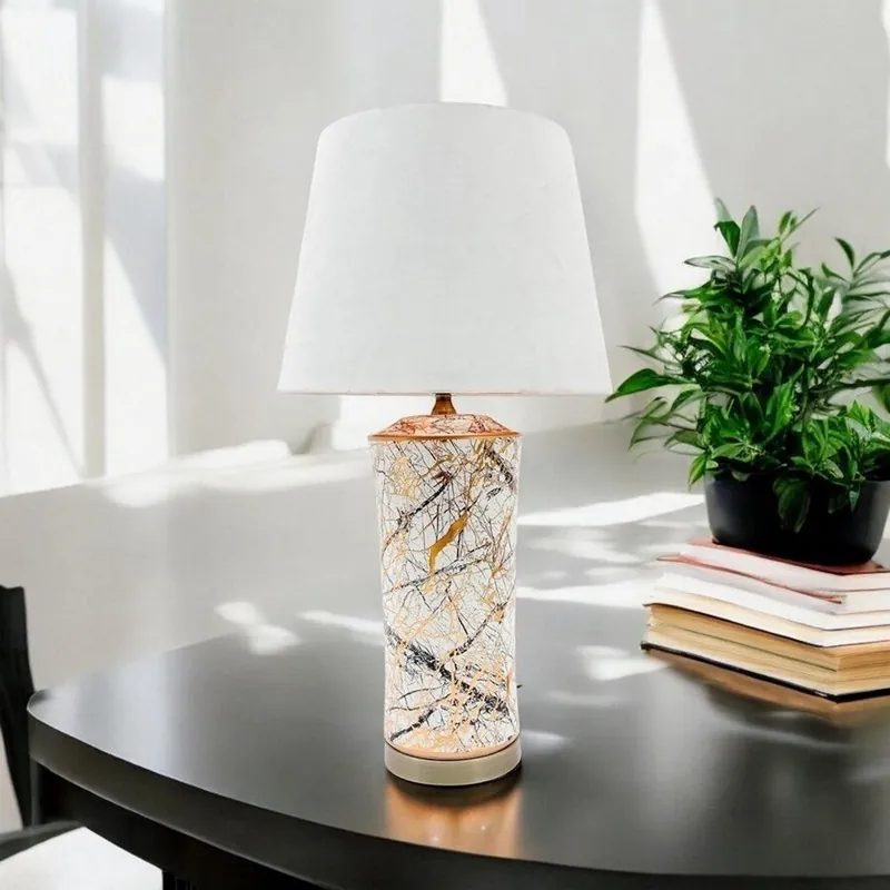 Table Lamp - Ceramic - L33 x W40 x H51 cm