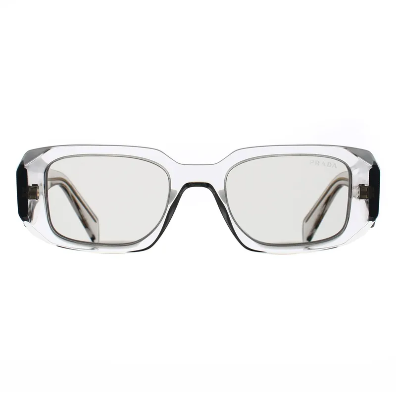 Rectangle Transparent Grey Light Grey PR17WS - Prada