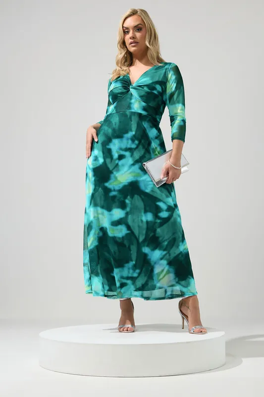 Abstract Knot Front Maxi Dress - Yours