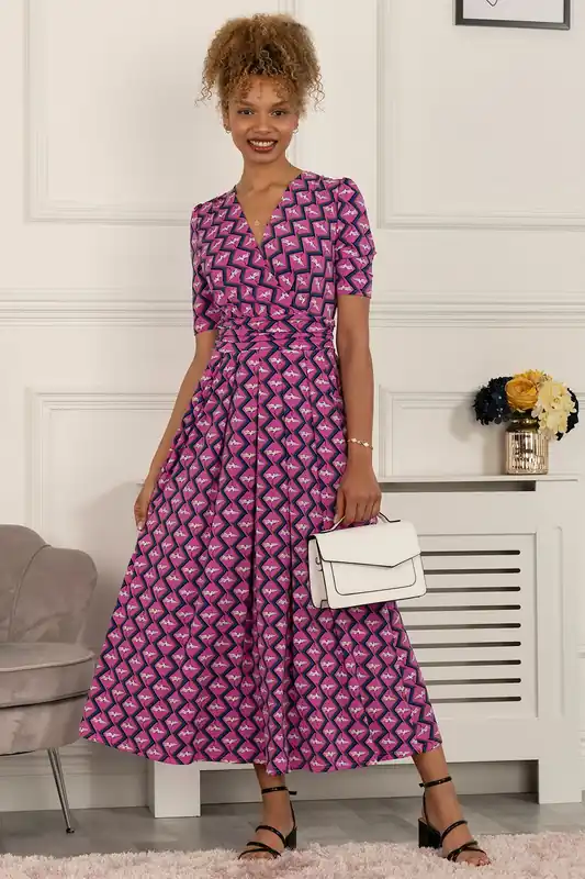 Katherine Half Sleeve Maxi Dress - Jolie Moi