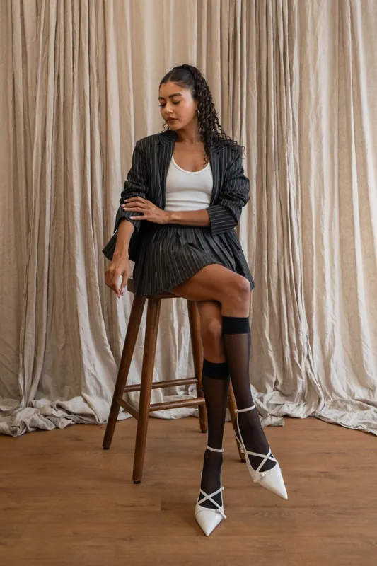 Reece Pin Stripe Blazer - Hiccup