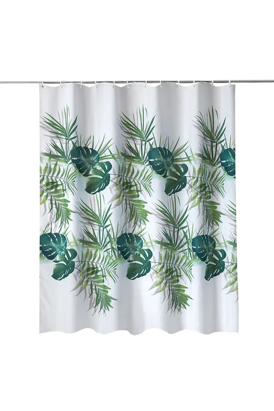 Mandala Polyester Shower Curtain, Water-Resistant Bathroom Curtain With 12 Hooks - 180x200cm