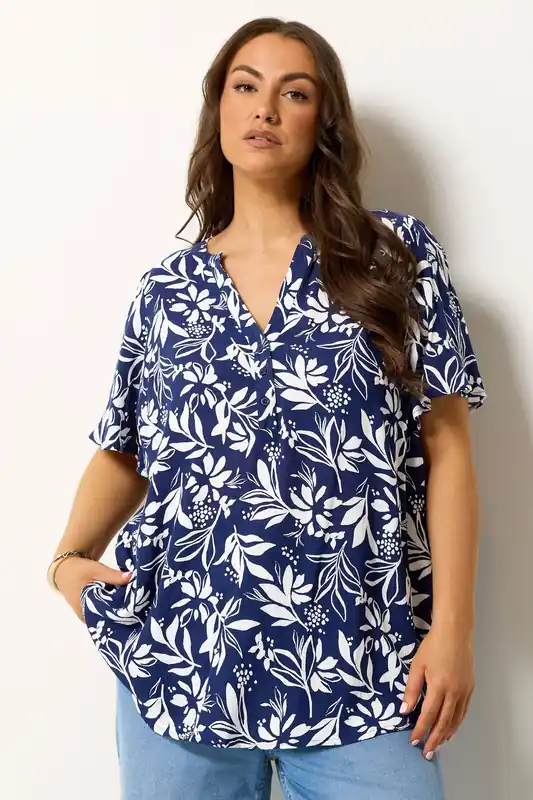 Leaf Notch Neck Top - Yours