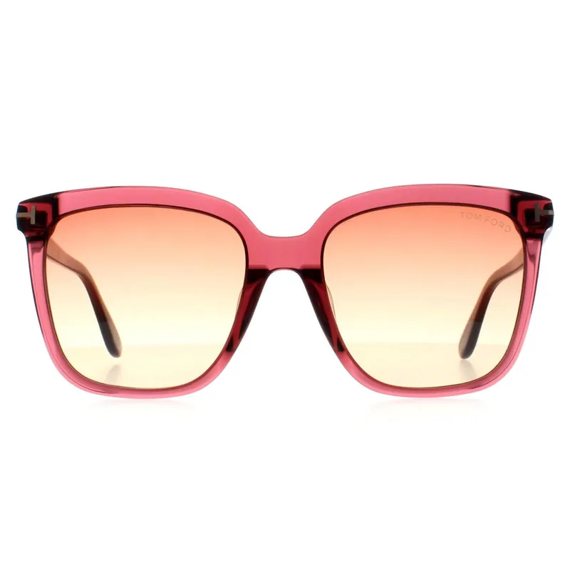 Square Shiny Bordeaux Bordeaux Gradient Selby FT0958-D Sunglasses