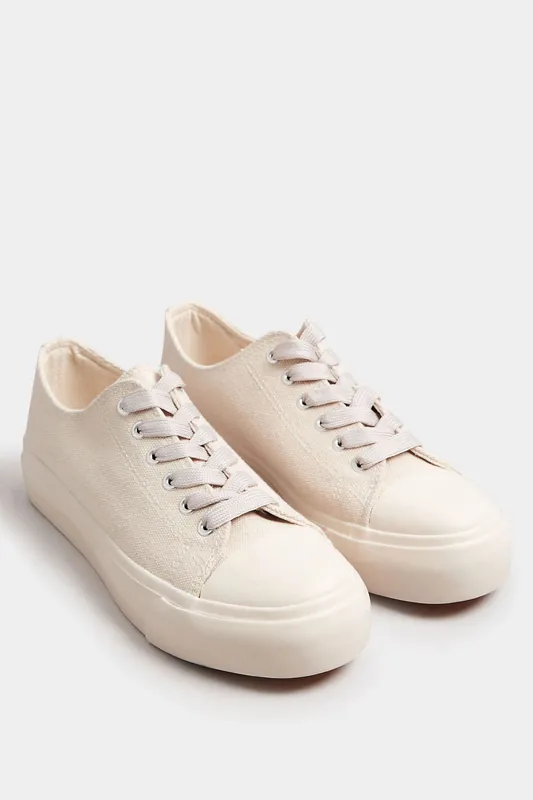 Canvas Flatform Trainers - Long Tall Sally