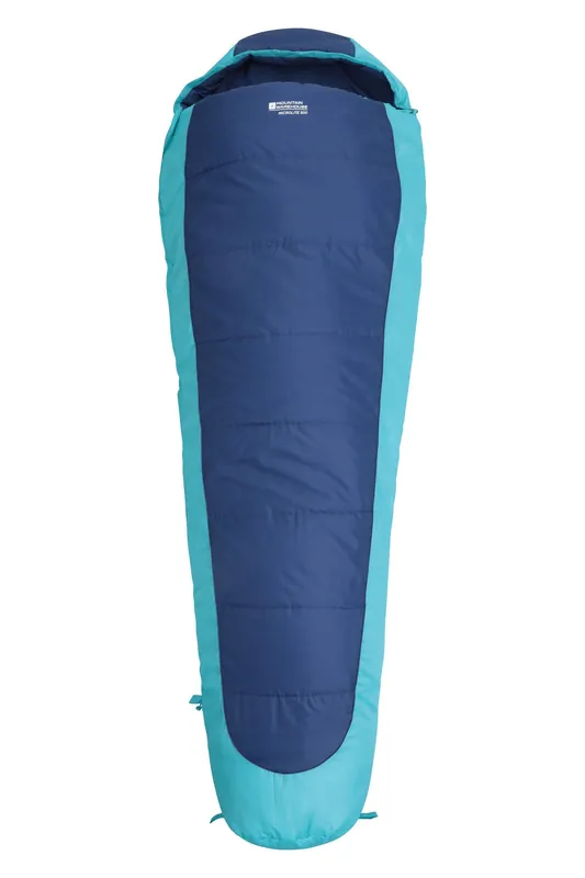 Summit 500 Square Sleeping Bag Insulated Two Way Zip Camp Bed - Mountain Warehouse