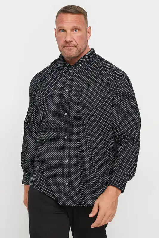 Geometric Print Party Shirt - BadRhino