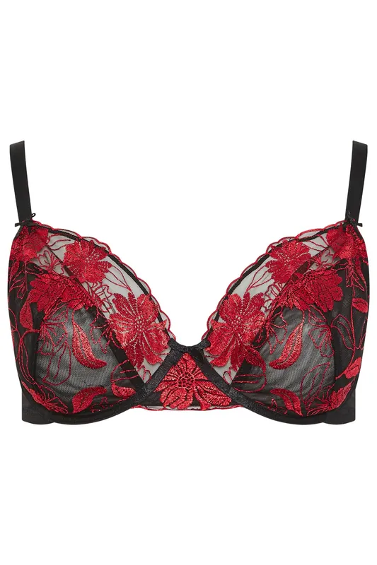 Floral Non-Padded Bra