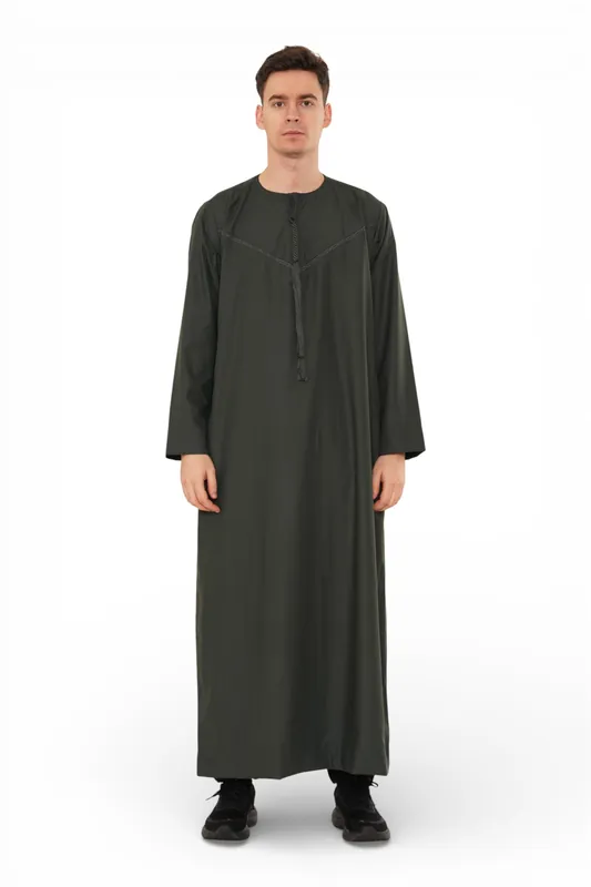 Ramadan Eid Moroccan Jubba Robe Kaftan Djellaba Thobe - TT-008