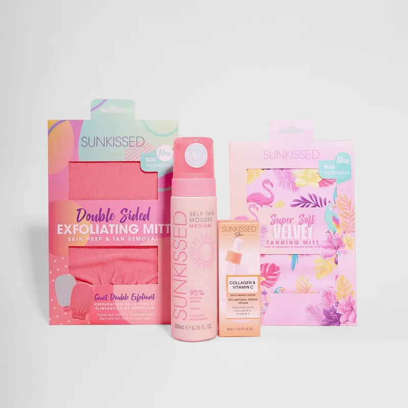 Medium Tan Set - Tan 200ml, Mitt, Serum 30ml