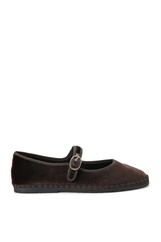 Velma Brown' Velvet Flats - STEVE MADDEN