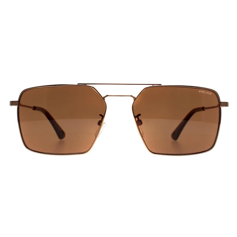 Rectangle Shiny Grey Gold Brown SPLL07M Origins Lite 15 - Police