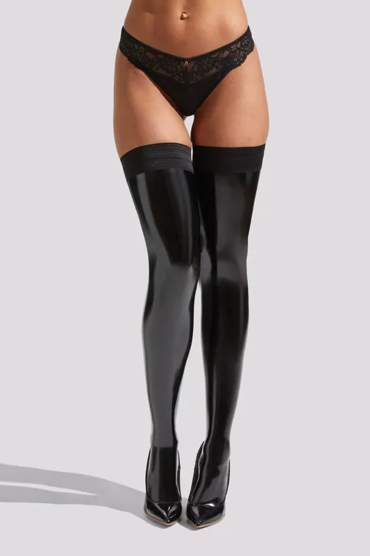Wet Look Hold Ups - Ann Summers