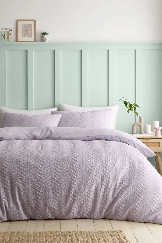 'Heatset Wave' Duvet Cover Set - Catherine Lansfield