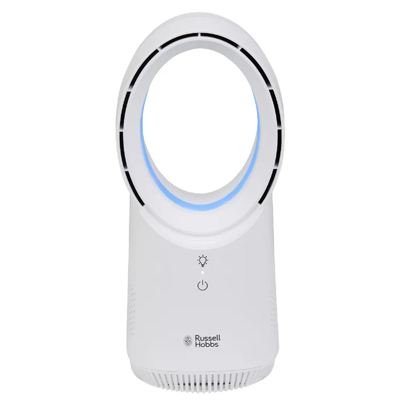 Bladeless Desk Fan Compact Wireless Electric Cooling with 3 Speeds RHBLDLUSB25 - Russell Hobbs