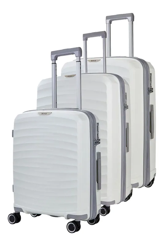 Sunwave Hard Shell Suitcase Luggage Trolley Cabin - Infinity Leather