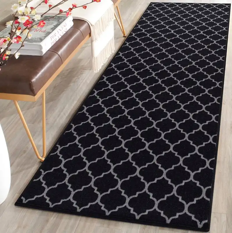 Trellis Heavy Duty Machine Washable Hallway Kitchen Non Slip Door Mat - Smart Living