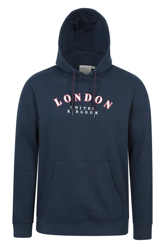 London' Warm Comfortable Lightweight Casual Graphic Overhead Hoodie - Mountain Warehouse