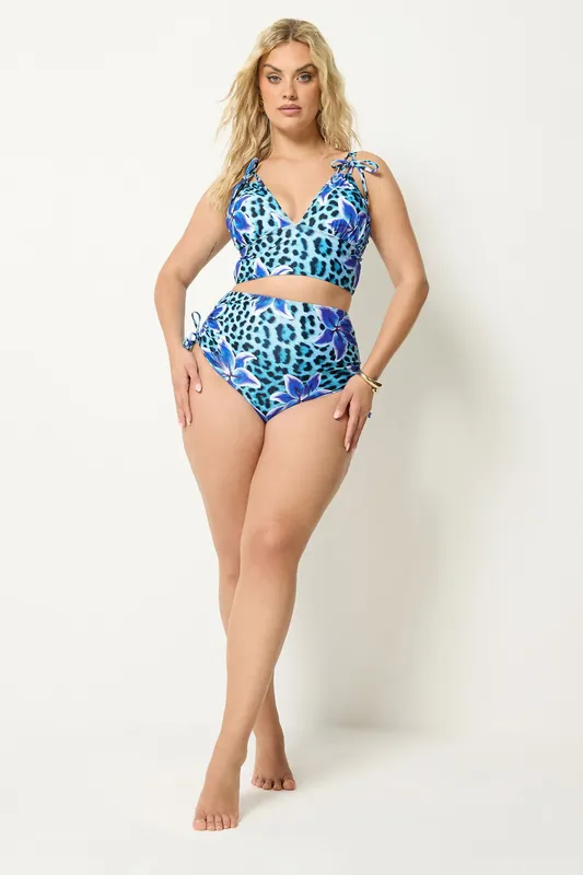 Animal Tie Bikini Top - Yours