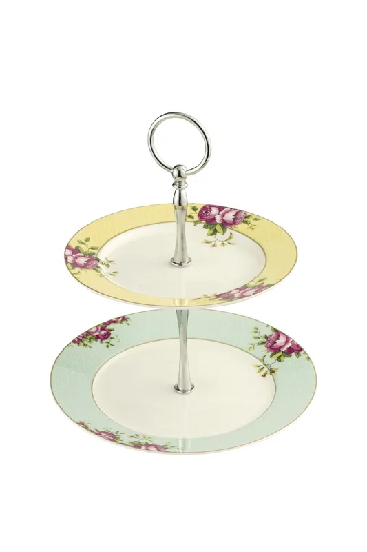 'Archive Rose' Two Tier Server - Aynsley China