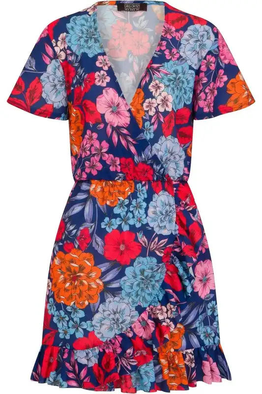 Ford Mock Wrap Dress - Girls On Film